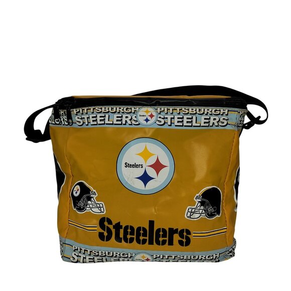 Pittsburgh Steelers Insulated Lunch Bag Cooler With Adjustable Shoulder Strap - Picture 4 of 8